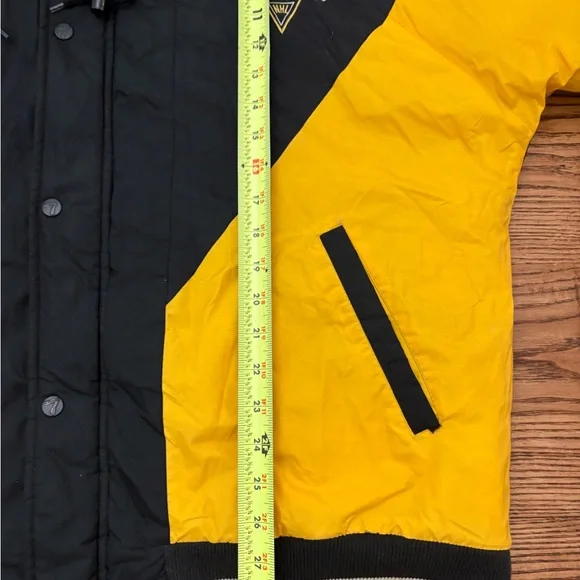 Vintage 90s Logo 7 Boston Bruins NHL Full Zip Hooded Jacket - Picture 4 of 11